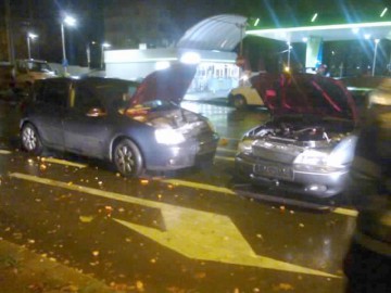 Accident cu scandal în zona Far: şoferii acuză că o persoană a fugit de la faţa locului